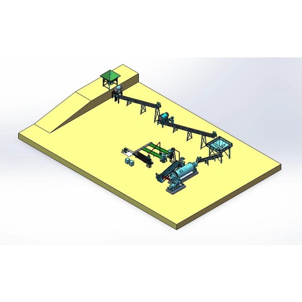 Felsgolderz Schwerkraft-Trennverfahren